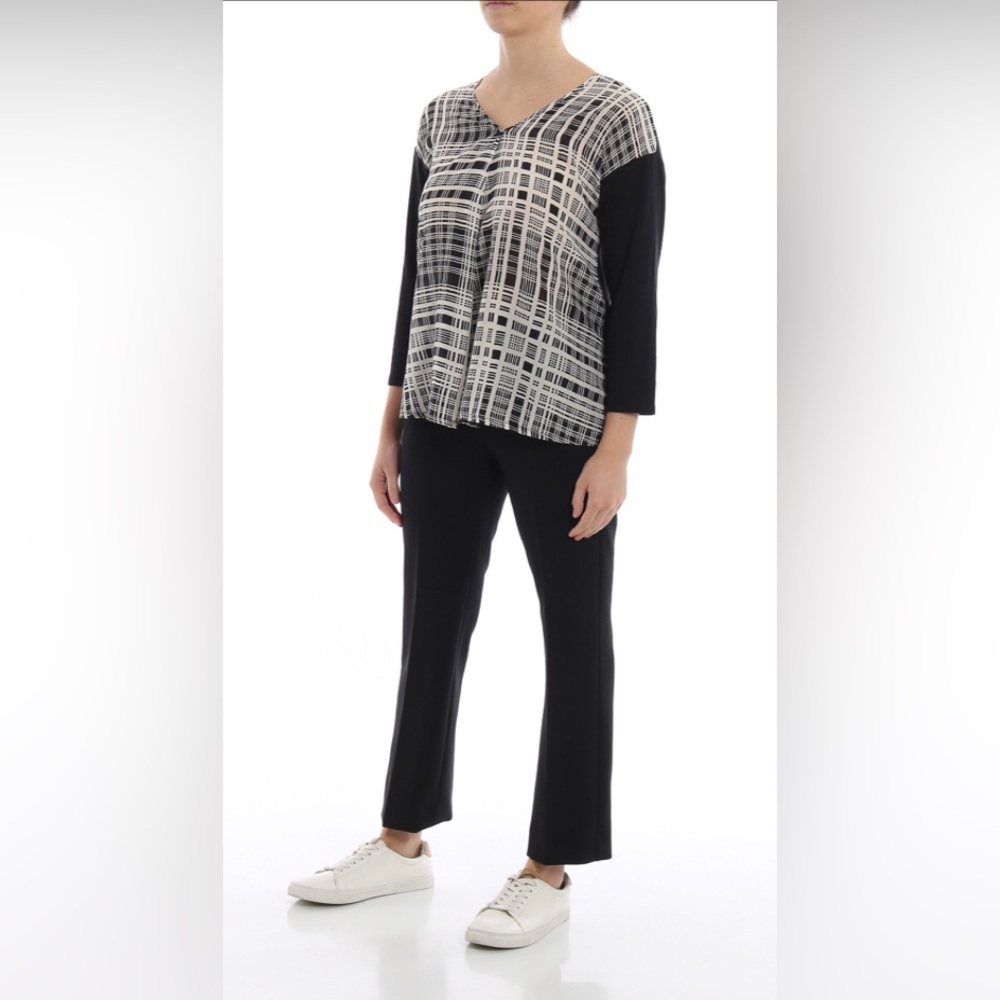 Weekend Max Mara High Waisted Capri FITW219 Stretch US Size 4 Ankle Length Flare